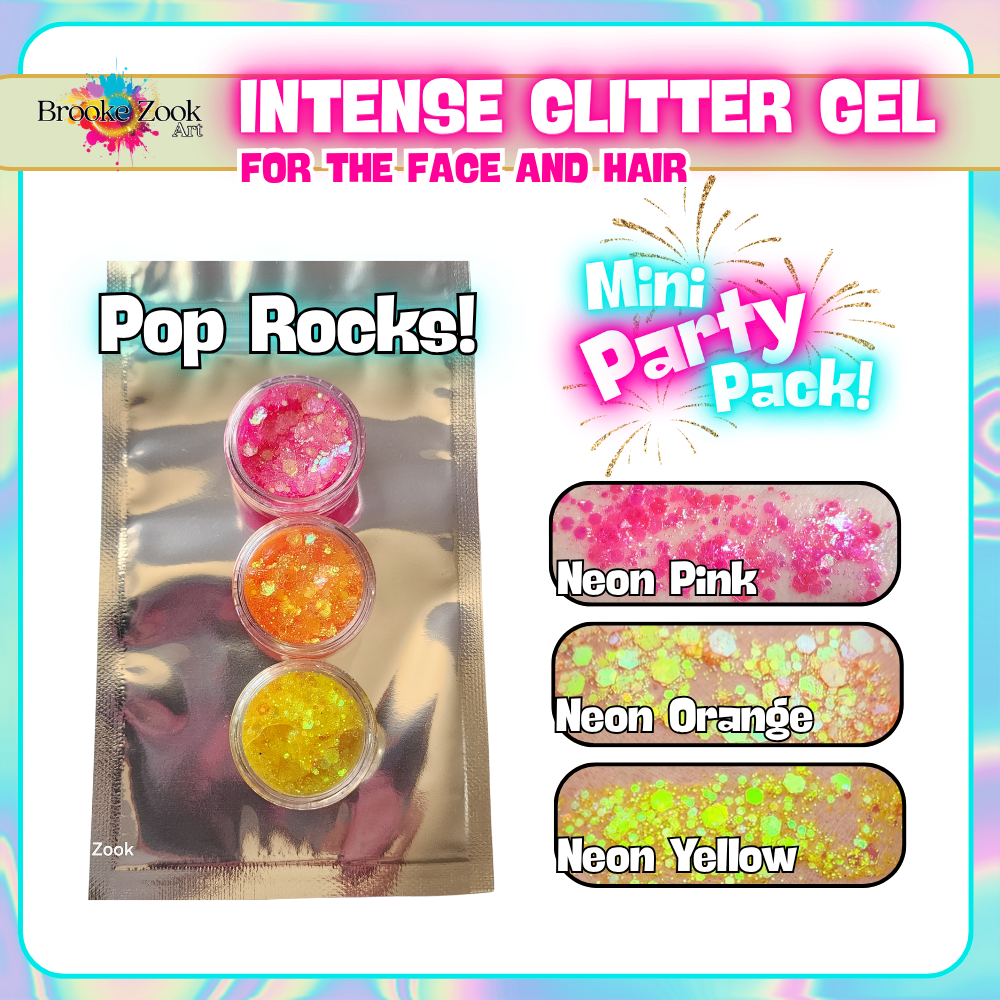 Neon Pink β Intense Glitter Gel