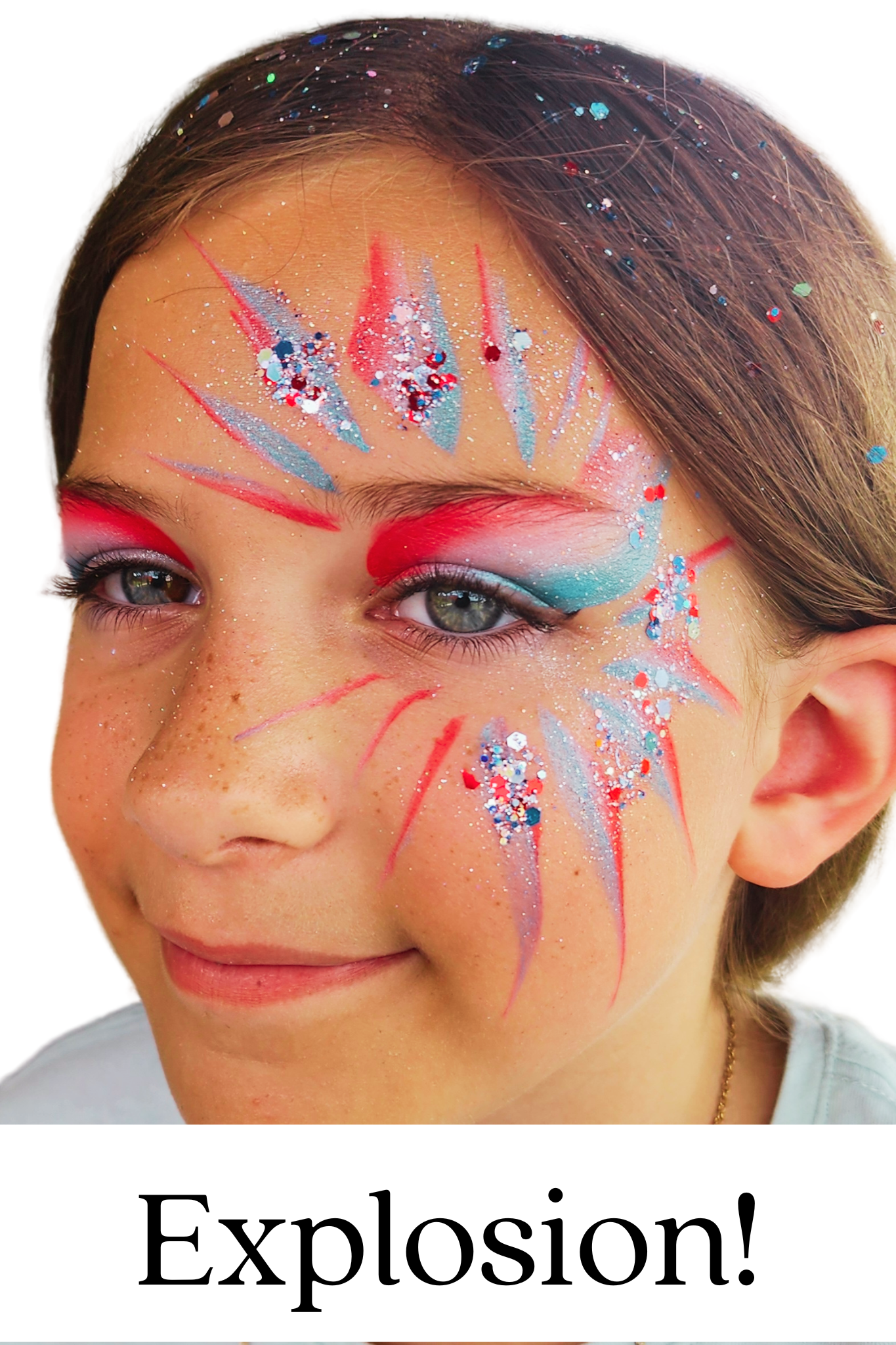 Intense Glitter Gel for the face and hair (Mom Glitter)