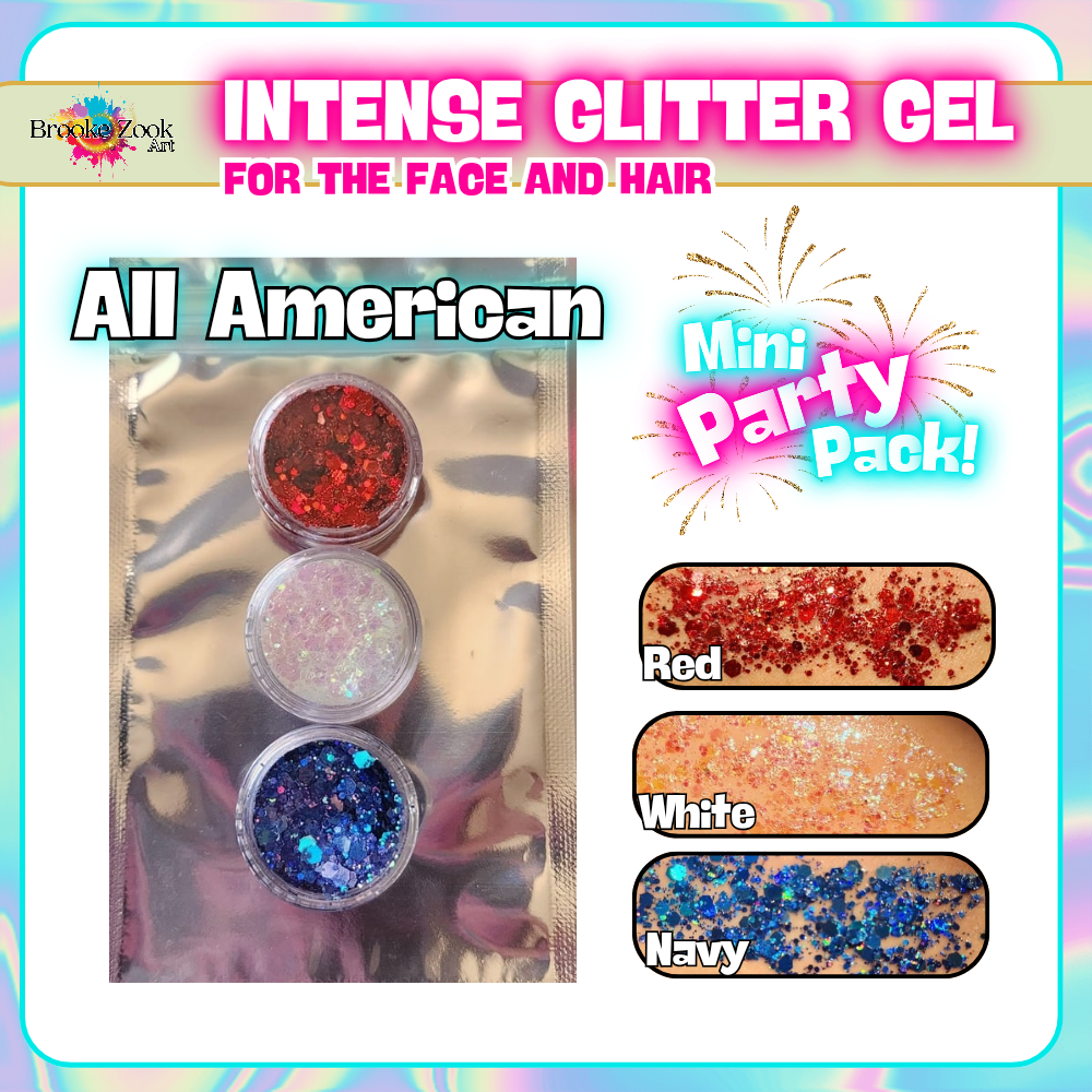 Navy – Intense Glitter Gel