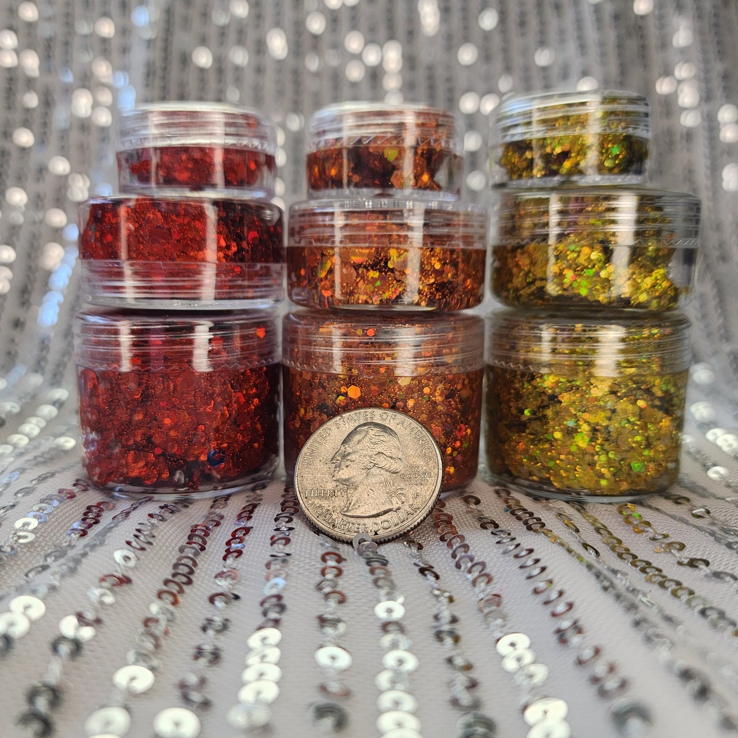 Red – Intense Glitter Gel
