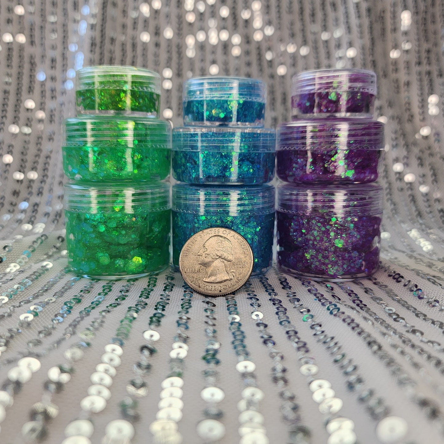 Neon Blue – Intense Glitter Gel