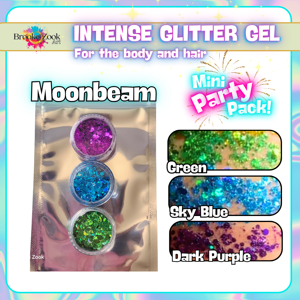 Green – Intense Glitter Gel