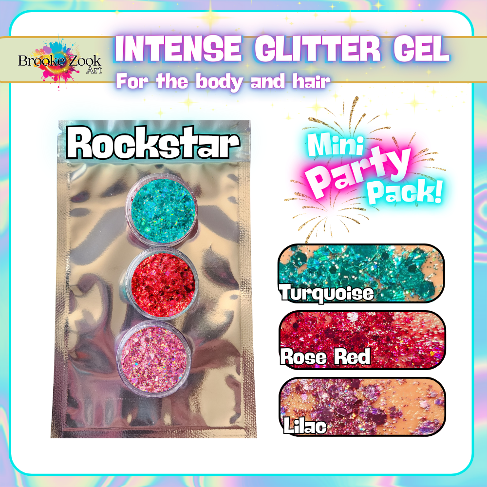 Turquoise – Intense Glitter Gel