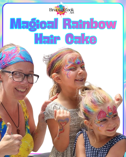 Magical Rainbow Hair Cake