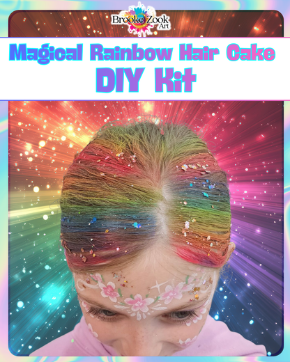 Magical Rainbow Hair Cake