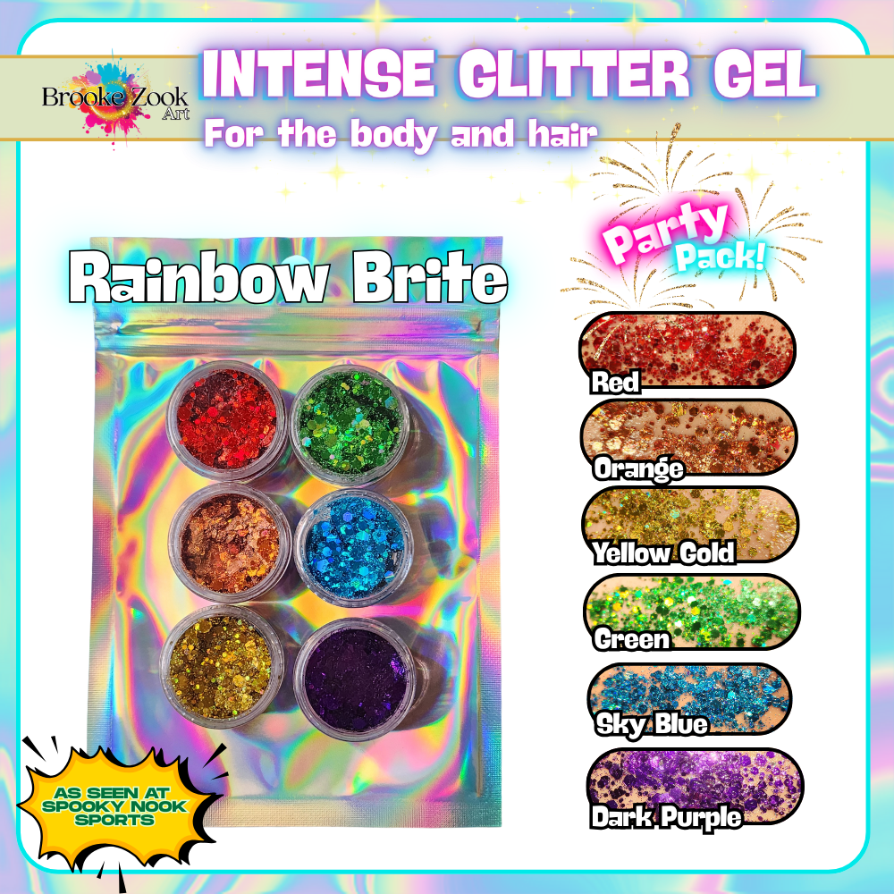 Intense Glitter Gel Party Pack (Set of 6)