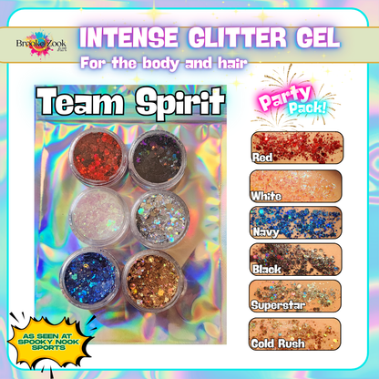 Intense Glitter Gel Party Pack (Set of 6)