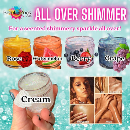 All Over Shimmer - a sparkly shimmer for all over your body