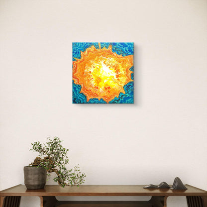 Radiant Zest - 4 Piece Original Painting Set