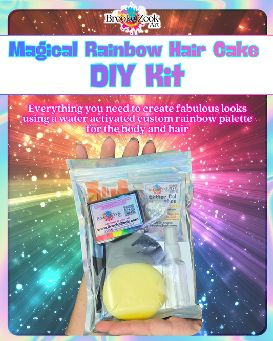 Magical Rainbow Hair Cake