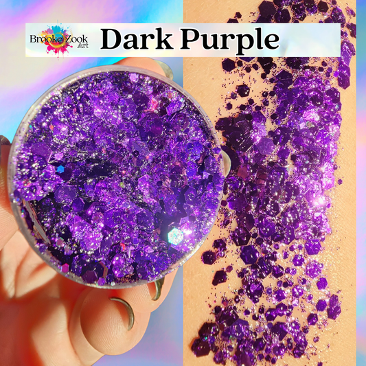 Dark Purple – Intense Glitter Gel