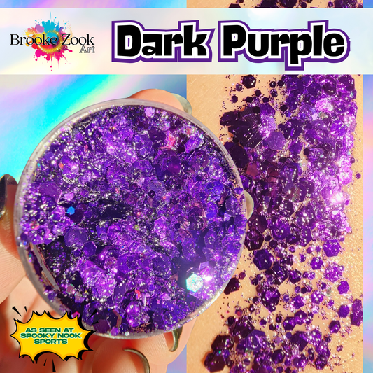 Dark Purple – Intense Glitter Gel