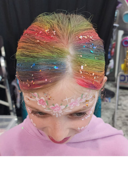 Intense Glitter Gel for the face and hair (Mom Glitter)