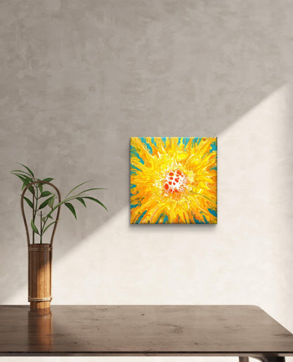 Radiant Zest - 4 Piece Original Painting Set