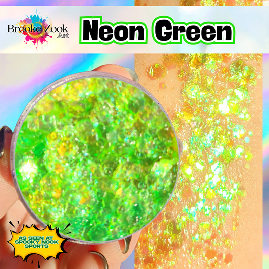 Neon Green – Intense Glitter Gel