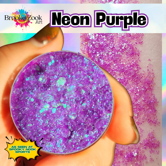 Neon Purple – Intense Glitter Gel