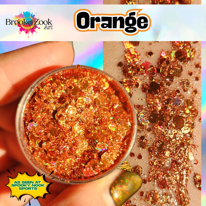 Orange – Intense Glitter Gel