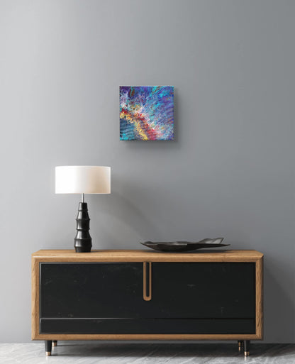 Sunflower Kaleidoscope - 4 Piece Original Painting Set