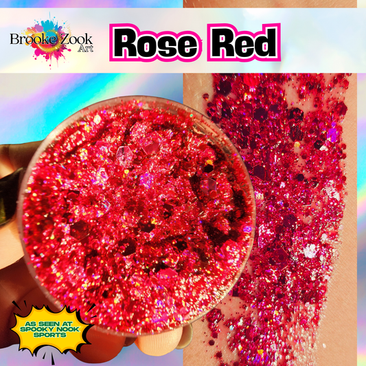 Rose Red – Intense Glitter Gel