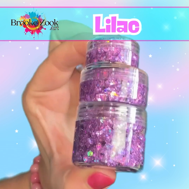 Lilac – Intense Glitter Gel