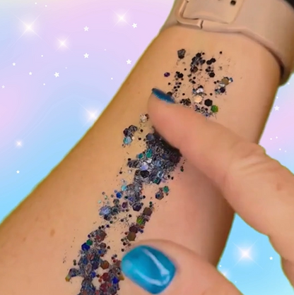 Black – Intense Glitter Gel