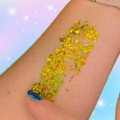 Yellow Gold – Intense Glitter Gel