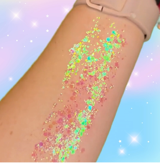 White – Intense Glitter Gel