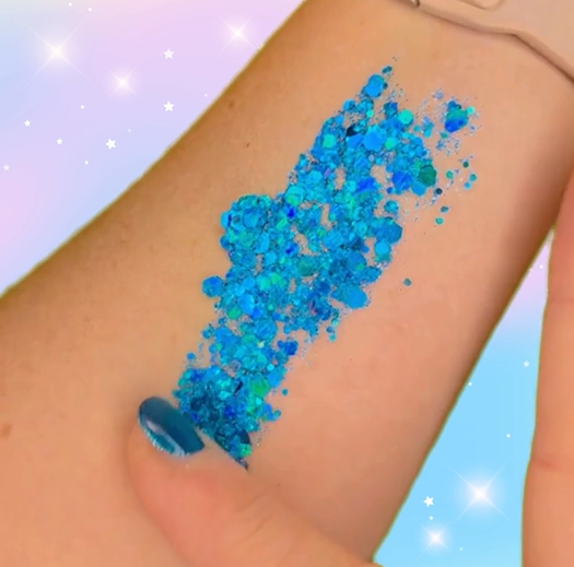 Sky Blue – Intense Glitter Gel