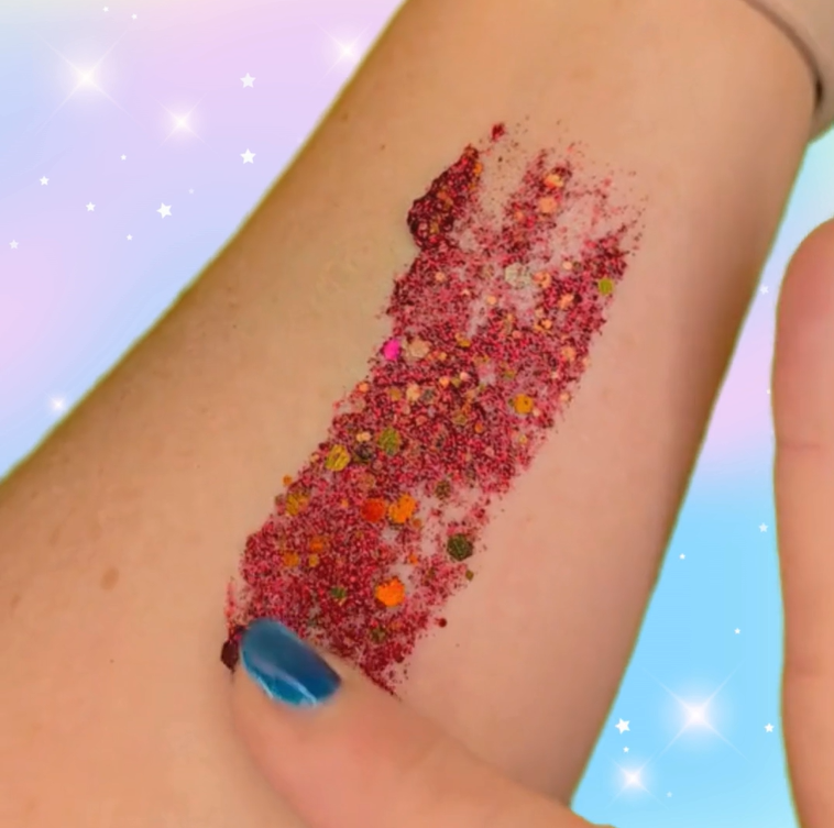 Maroon – Intense Glitter Gel