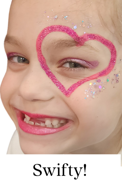 Intense Glitter Gel for the face and hair (Mom Glitter)