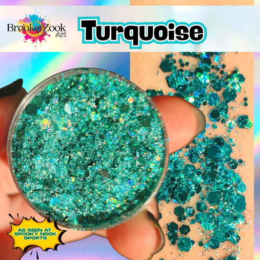 Turquoise – Intense Glitter Gel