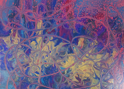 Mystery in the Mess - 4 Piece Original Painting Set