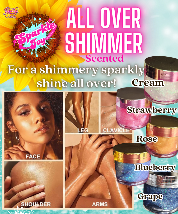 All Over Shimmer - a sparkly shimmer for all over your body