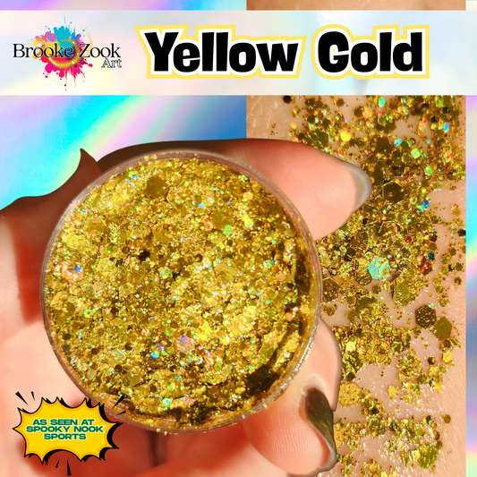 Yellow Gold – Intense Glitter Gel