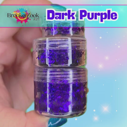 Dark Purple – Intense Glitter Gel