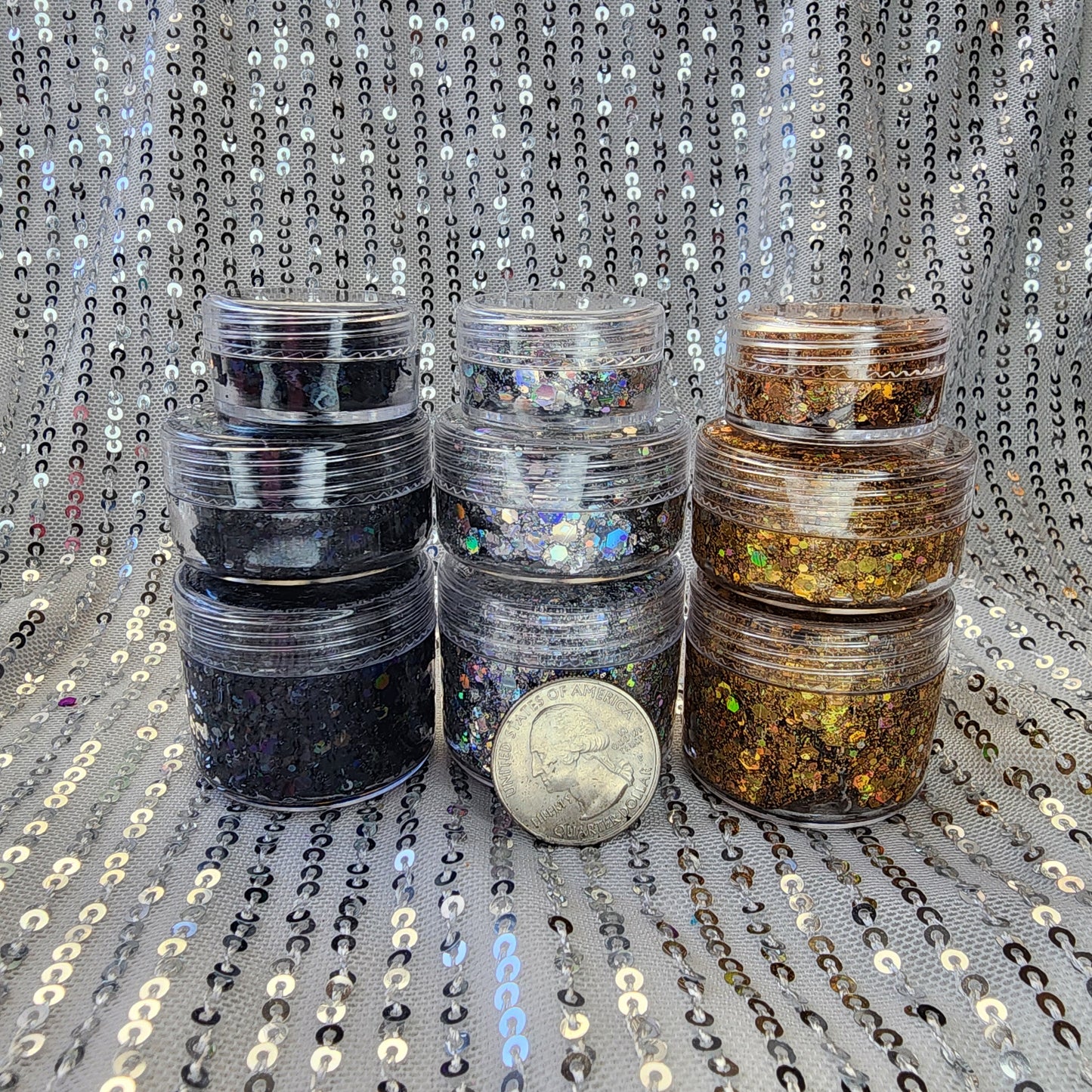 Black – Intense Glitter Gel