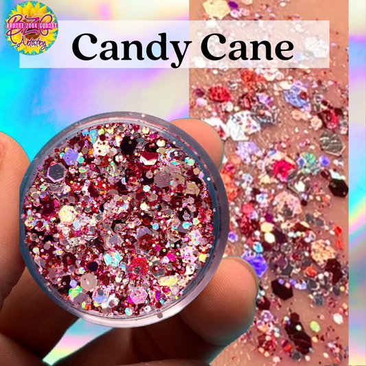 Candy Cane - Limited Edition Holiday Sparkle Intense Glitter Gel